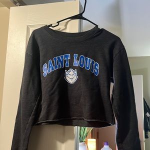Saint Louis University cropped long sleeve